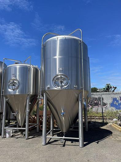 Used 2 available - BSV (Blackstone) 60 bbl unitank fermenter- 1860 Gal usable capacity