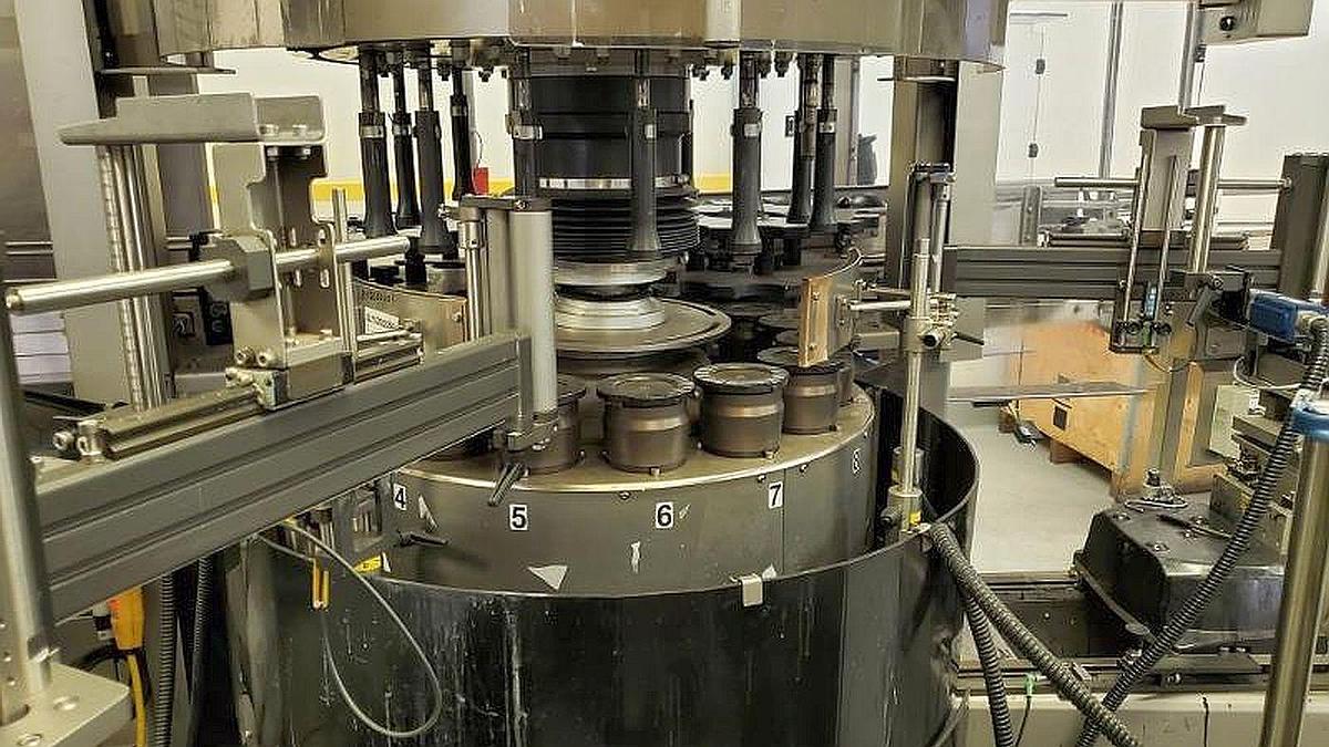 Used Used Sacmi Kube K20 rotary modular pressure sensitive labeler