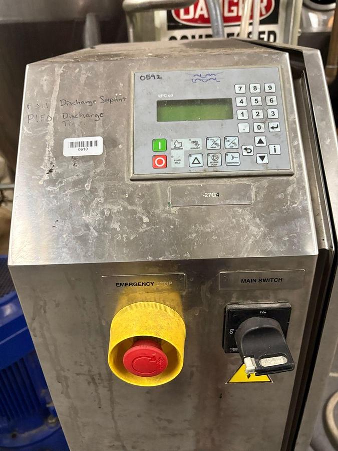 Used Used Alfa Laval Brew 80 Centrifuge