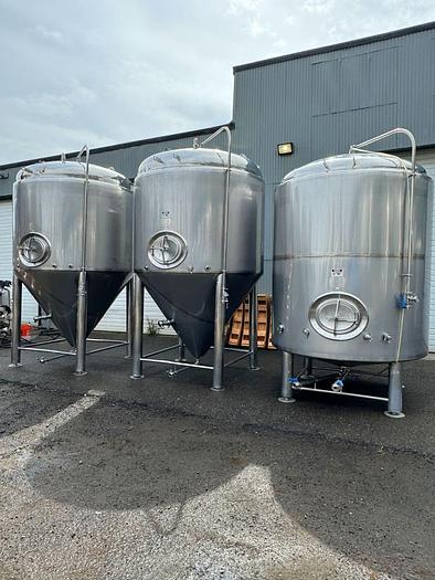 Used (2) available - Used PBST 60 bbl Jacketed Fermenter