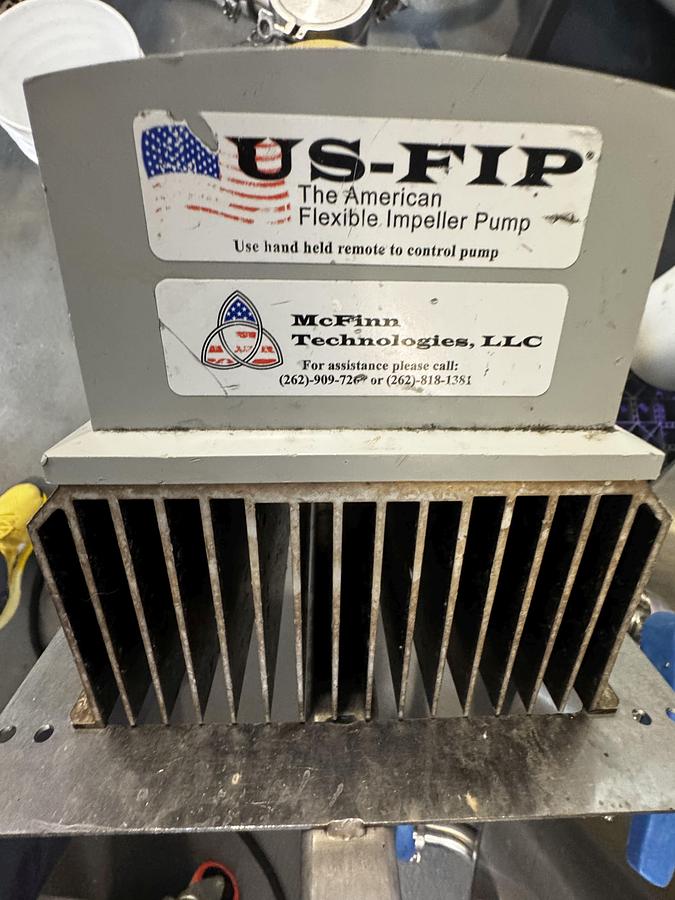 Used Used 2" US-FIP flexible Impeller Pump With Cart And VFD