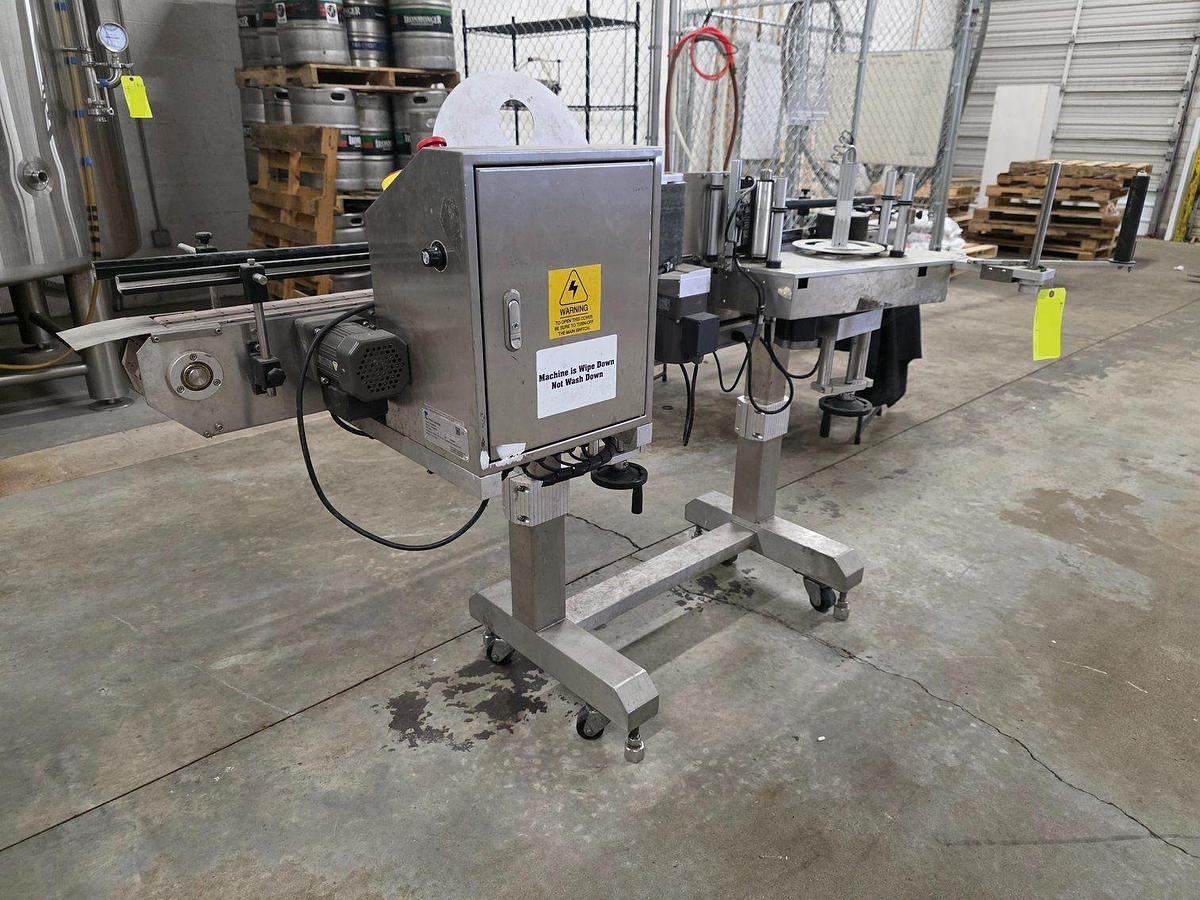Used Used Pack Leader Model PL501 inline labeler
