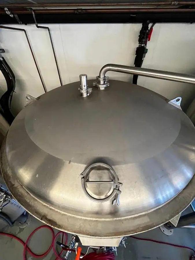 Used (4) available - Used Marks Fabrication 20 bbl / 620Gal Jacketed Brite Tank