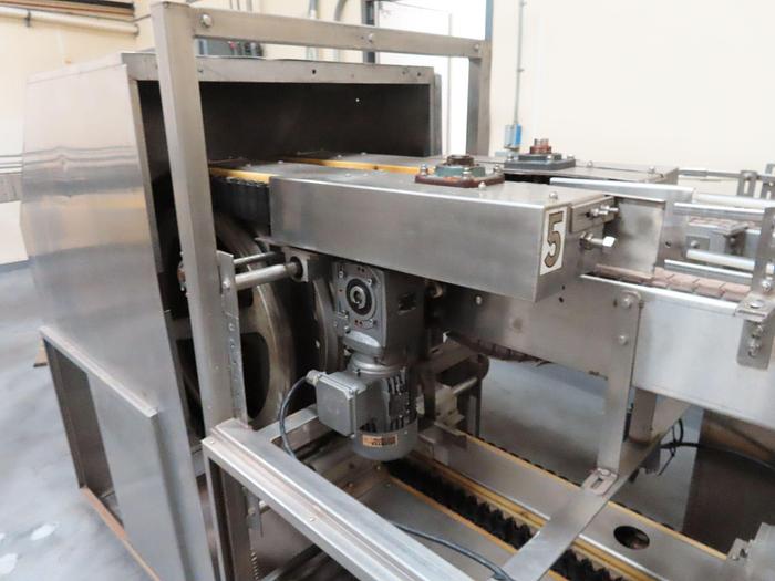 Used BEVCO low level gripper rinser with fallen bottle detector