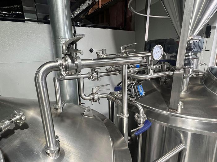 Used Used 15 bbl Direct Fired Brewhouse