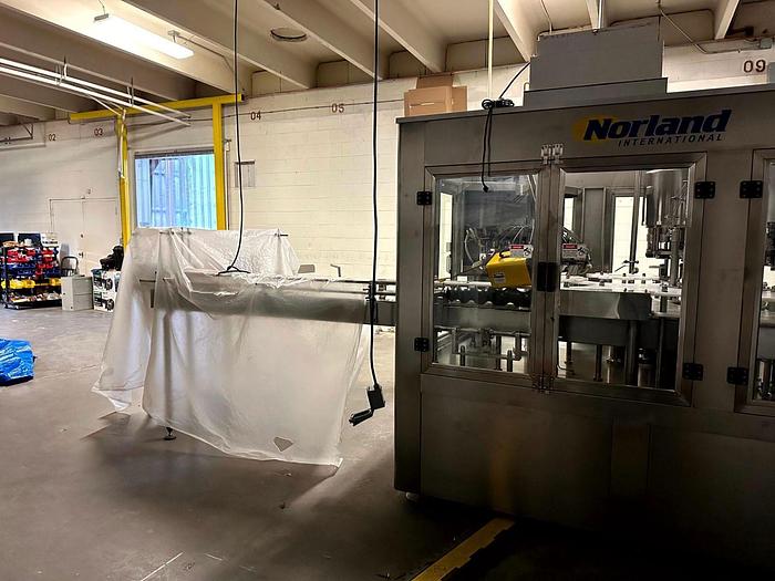 Used ABE/Norland GlassPak 66 Bottling Line