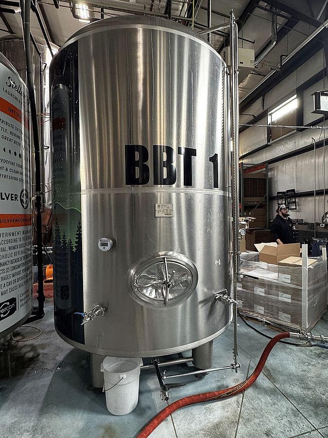Used (3) Available - Used SK Prospero 60 bbl/ 1860 Gallon Jacketed Brite Tanks