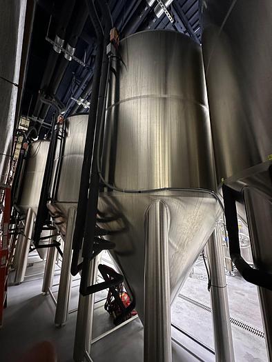 Used (4) Available - Used Prospero SK 60 bbl (1860gal Usable) conical fermenters