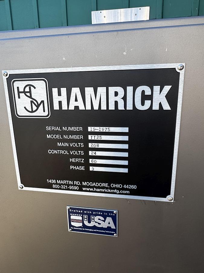 Used Used 2019 Hamrick TT25 Automatic Tape Case Sealer