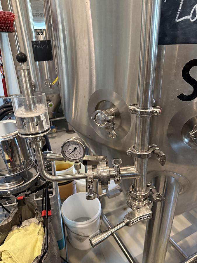 Used (2) Available- Used Premier Stainless 5bbl / 155 Gal Jacketed Fermenter / storage tanks