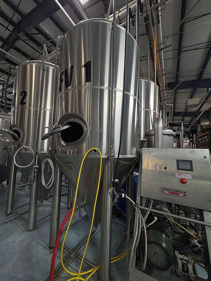 Used (2) Available - Used SK Prospero 30 bbl / 930Gal jacketed conical fermenters