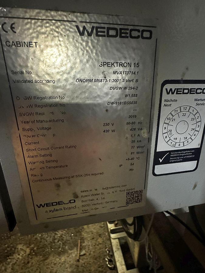 Used 2019 COROSYS FPS/HWD 45 HOT WATER DEAERATION & FLASH PASTRURIZATION SYSTEM