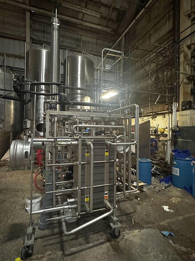 Used 2019 COROSYS FPS/HWD 45 HOT WATER DEAERATION & FLASH PASTRURIZATION SYSTEM