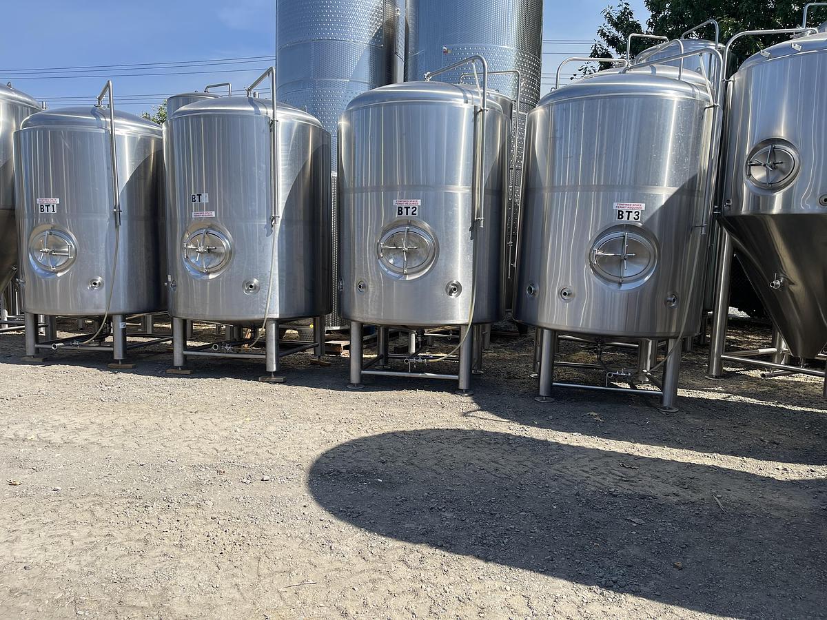 Used (4) Available - Used ABE American Beer Equipment 30 bbl / 930 Gal jacketed brite tank