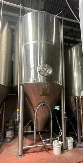 Used (4) available - Used Marks Fabrication 120bbl / 3720Gal Fermentation Tanks