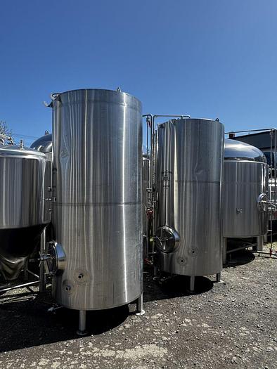 Used (2) Available- Used Practical Fusion 20 bbl / 620Gal jacketed brite tank