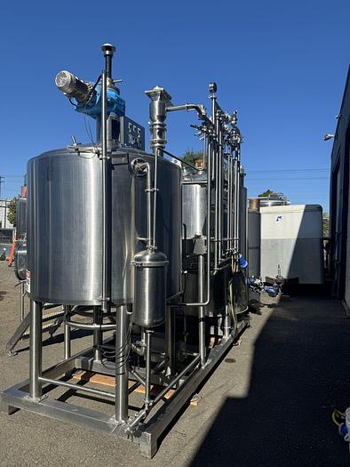 Used Used 10 bbl Direct Fired Skid Mounted Brewhouse