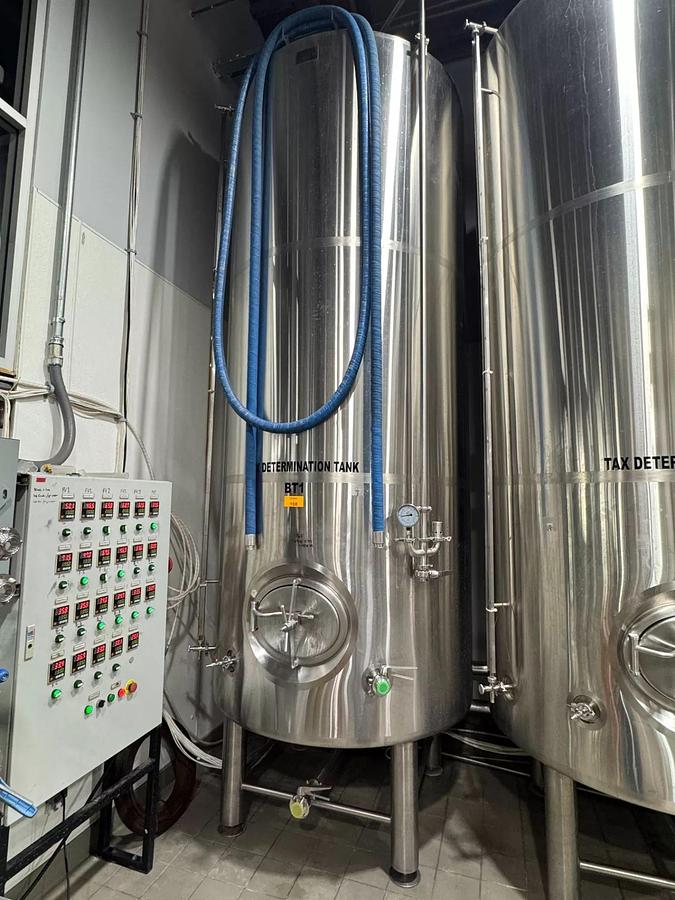 Used (3) Available - Used JT Brewing 40 bbl / 1240 Gal jacketed brite tanks