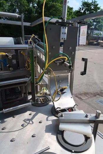 Used Orics R50 Rotary Cup filling, Sealing and Lid Applying Line
