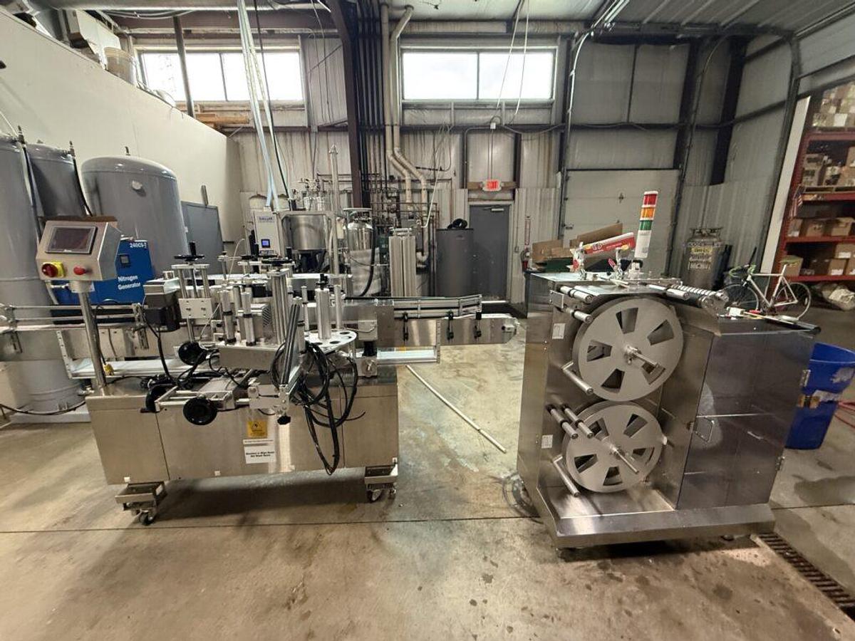 Used Used Pack Leader PRO 516 pressure sensitive labeler