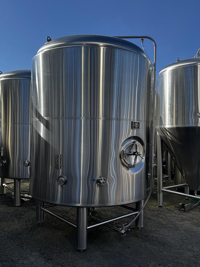 Used (2) Available - Used Craftkettle 60 bbl/ 1860 Gal jacketed brite tanks