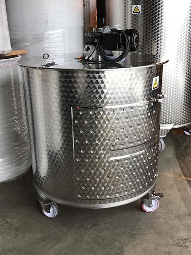 New Stock Letina 265 Gallon / 1000L Jacketed Mix Tank With Wheels