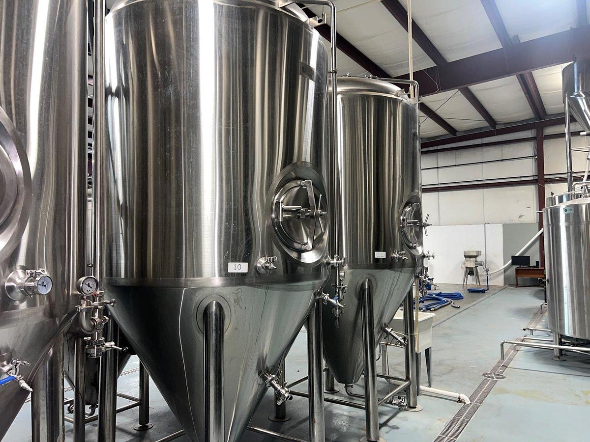 Used (3) Available - Best Brew 20 bbl Conical Jacketed Fermenters