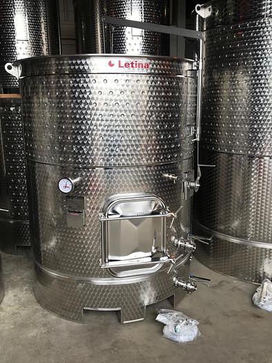 New Stock Letina 620Gal/2350L Forkliftable Variable Capacity Jacketed Tank