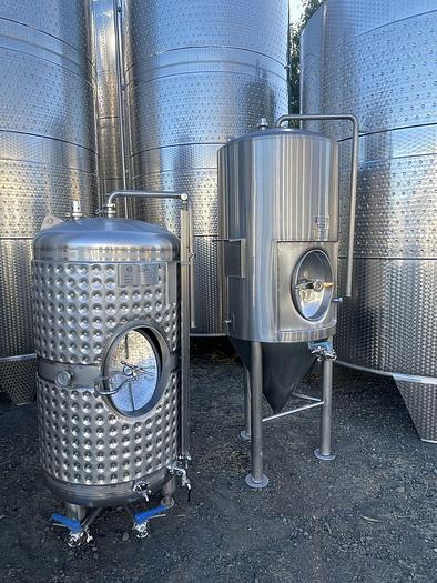 Used 1 Available - Used Criveller 5 bbl jacketed brite tank