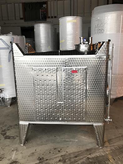 New Stock Letina 265 Gallon / 1000L Jacketed Square Storage Tote Tank
