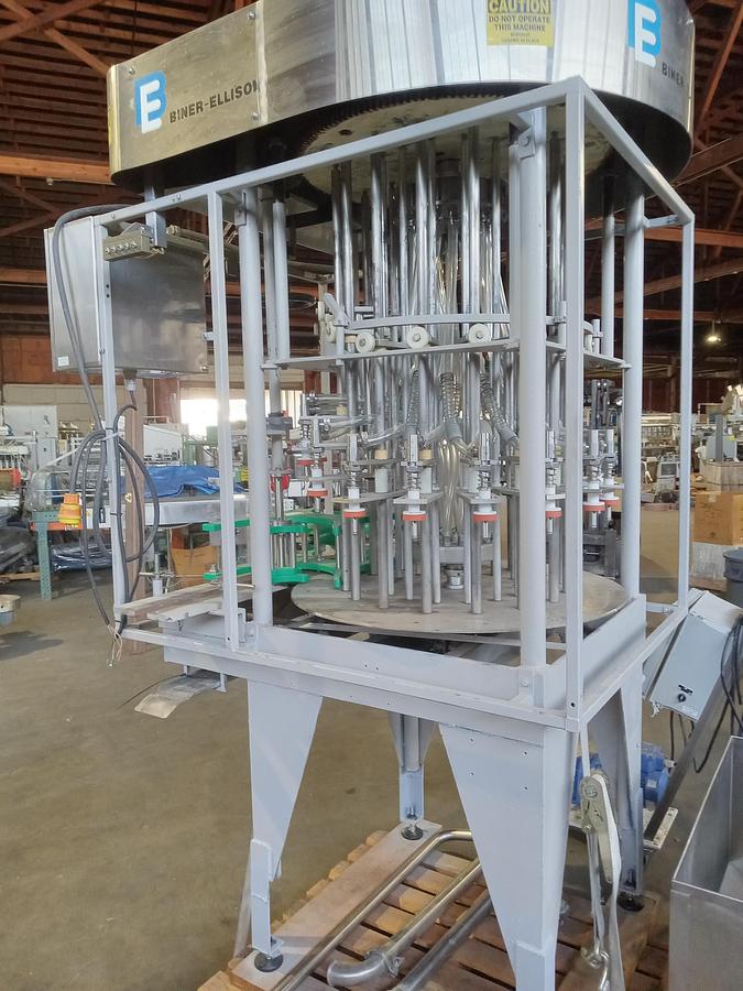 Used Biner-Ellison rotary filler TD-36-16