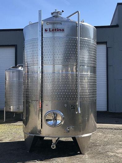 New Stock Letina 3222Gal/12200L Closed Top Jacketed Storage Tank