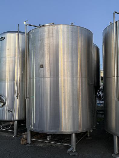 Used 2 Available - Used Newlands 3100 Gallon (100bbl) insulated and clad storage/fermenter