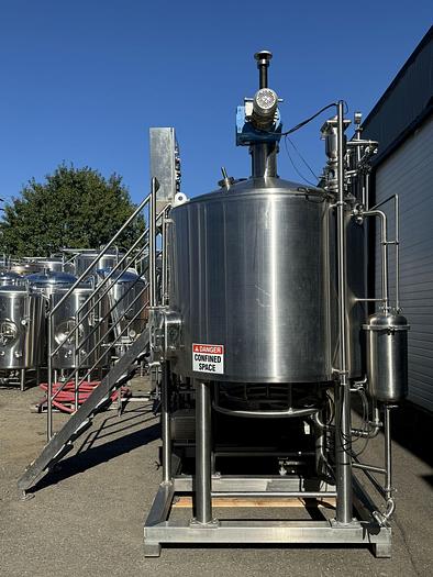 Used Used 10 bbl Direct Fired Skid Mounted Brewhouse