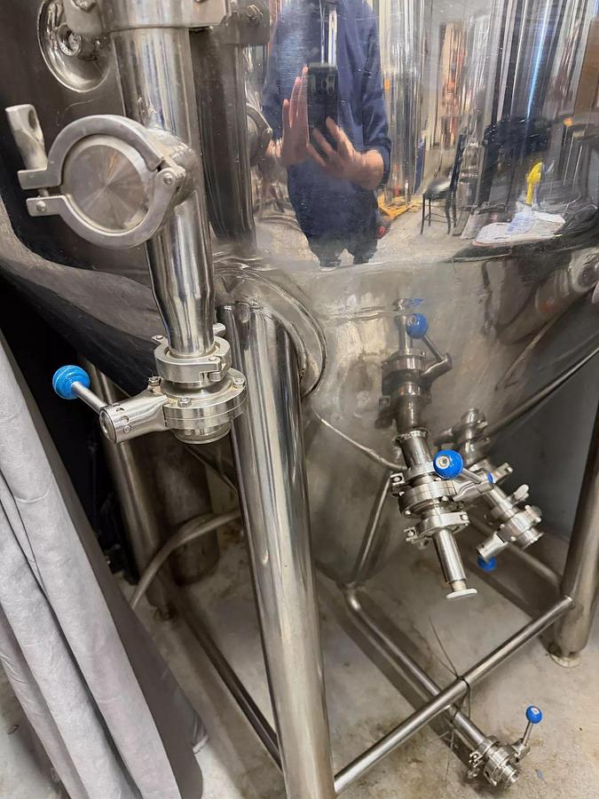 Used (2) Available - GW Kent 10 bbl / 310 Gal Jacketed fermenter / storage tanks