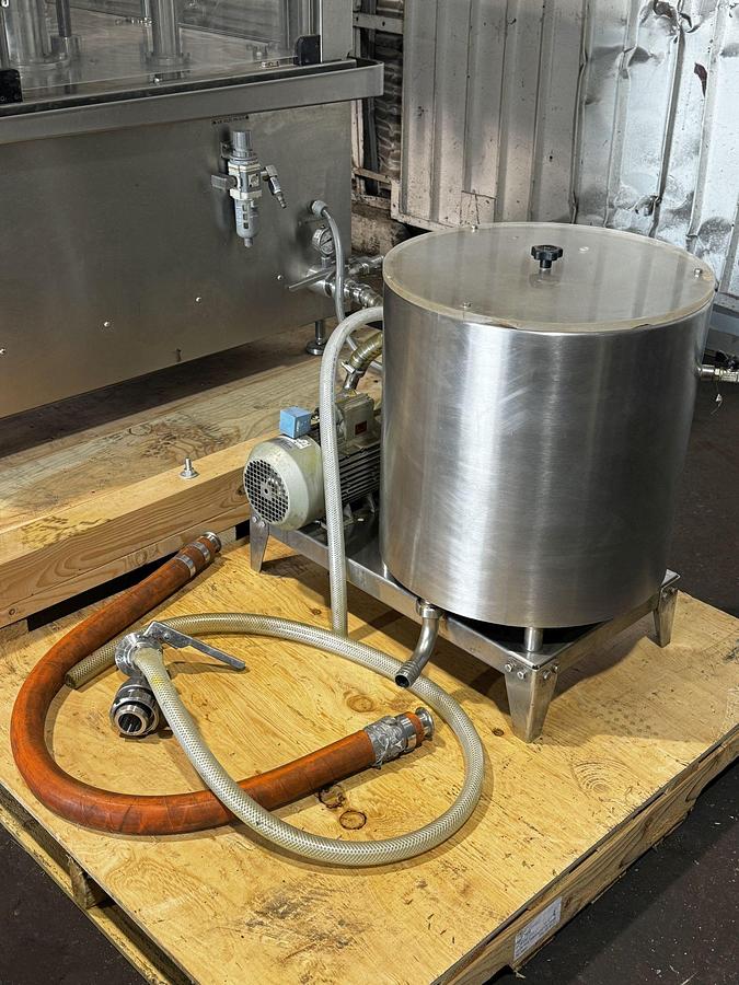 Used Used GAI 3003A Bier 12 Valve Monoblock Rinser Filler Crowner