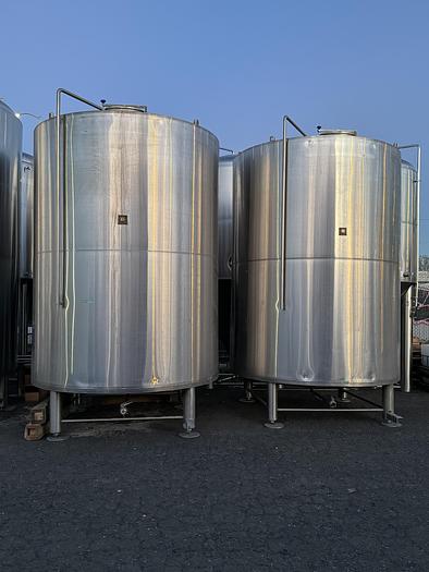 Used 2 Available - Used Newlands 3100 Gallon (100bbl) insulated and clad storage/fermenter
