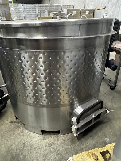 Used Used JV Northwest 1000 Gallon Open Top Jacketed tank