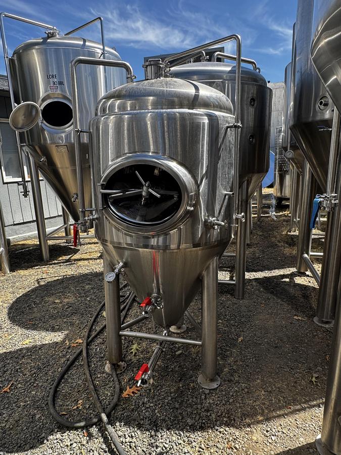 Used UPDATE - (1) available - Used Apex 5 bbl jacketed fermenters