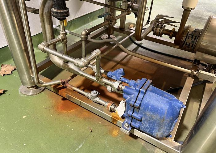 Used Used Lehui 15 bbl skid mounted steam brewhouse