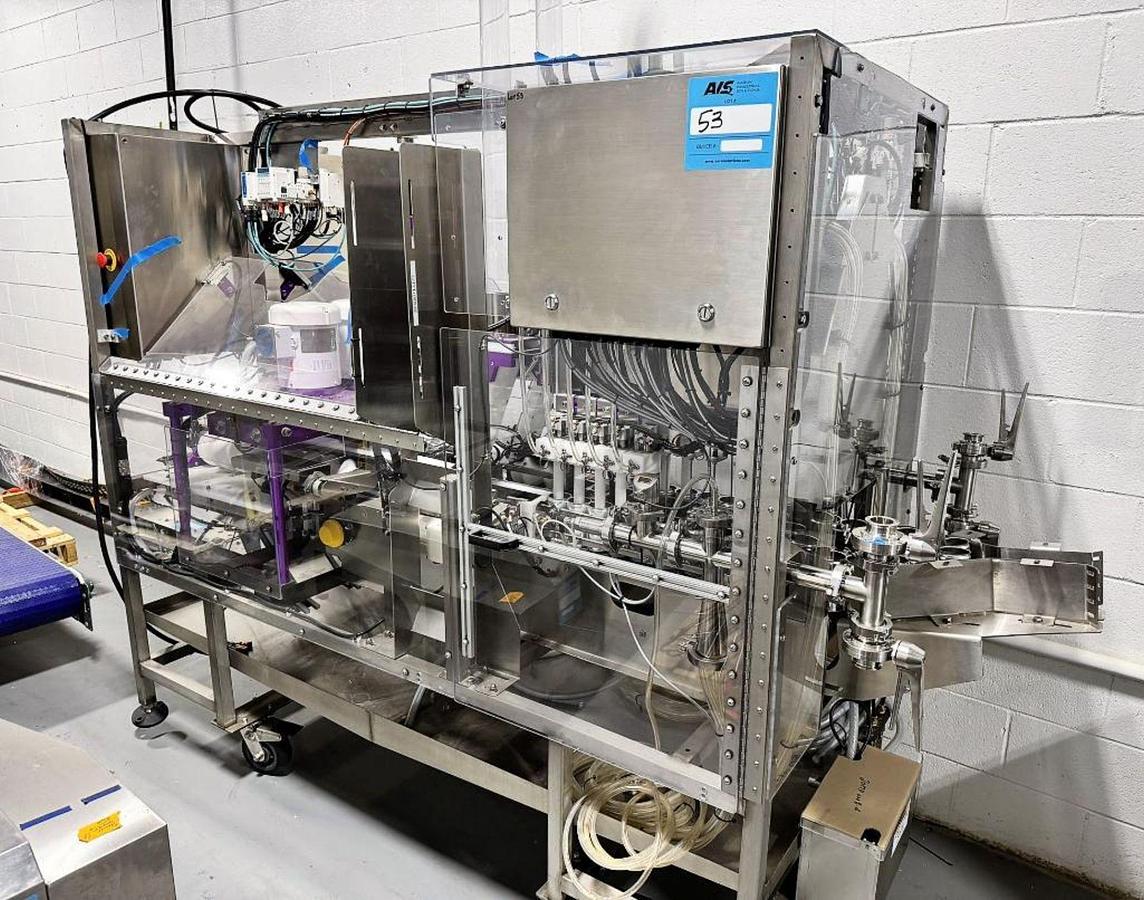Used Used Twin Monkeys Beverage System Cimarron 10 head dual lane Canning Line