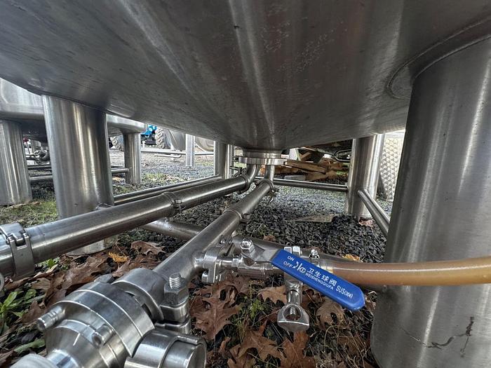 Used Used ABS 10 bbl Jacketed Brite Tank