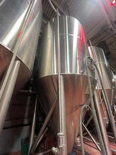 Used (4) available - Used Marks Fabrication 120bbl / 3720Gal Fermentation Tanks