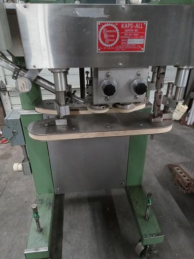 Used Kaps-All Inline Capper Model E