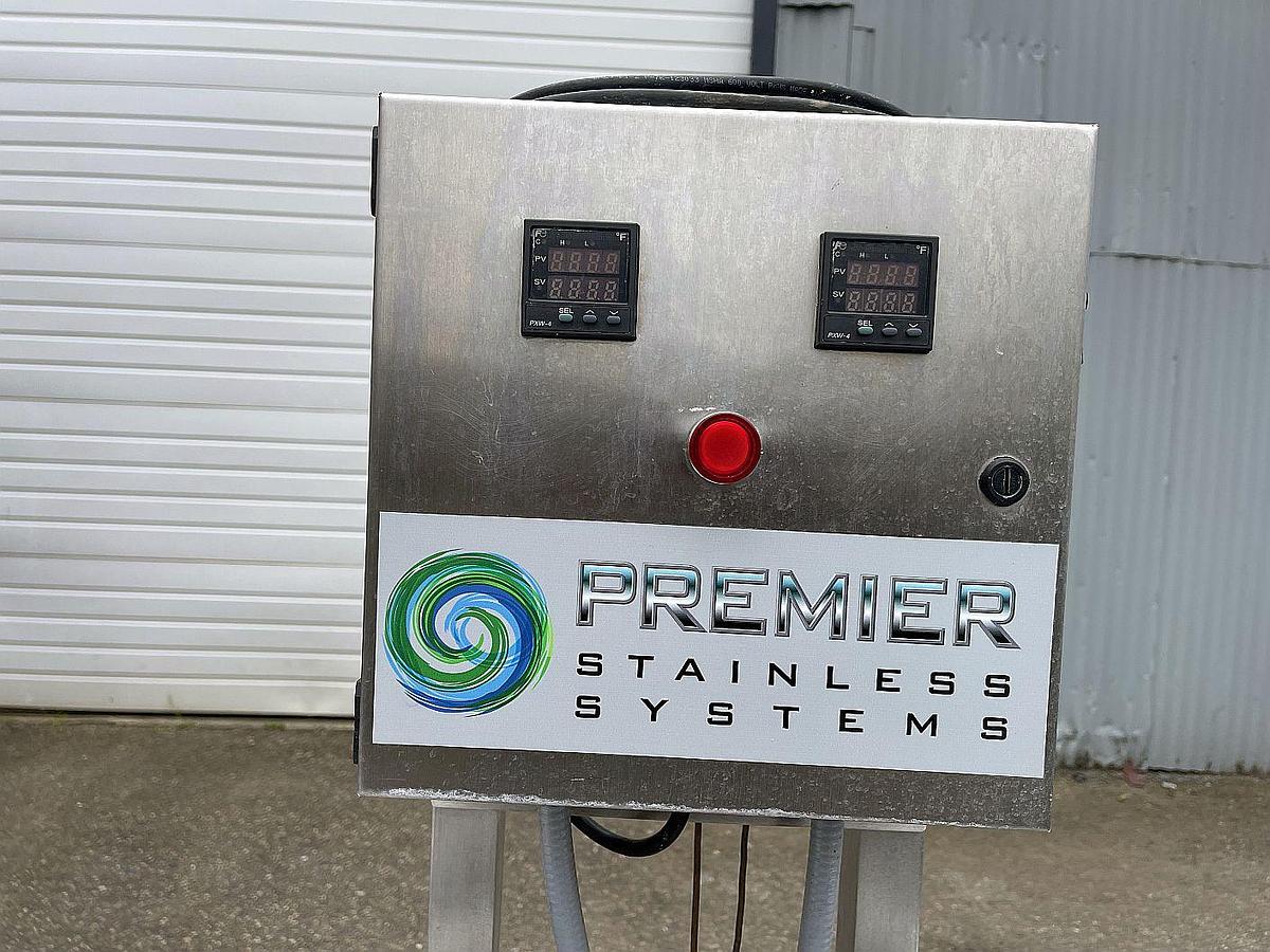 Used Used Premier Stainless 1 bbl Pilot brewhouse - steam heated