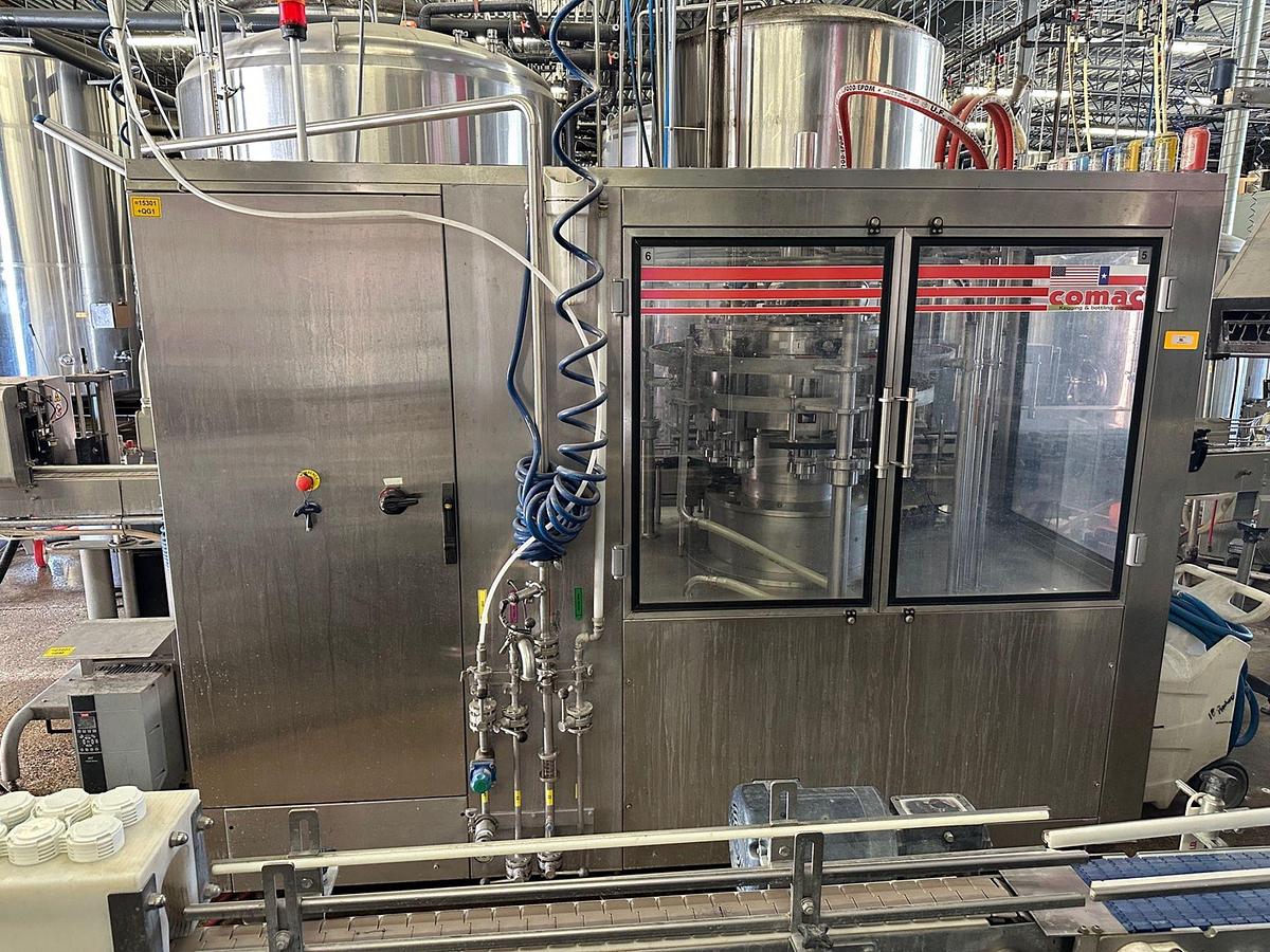 Used Used 2015 Comac 8/1 Can filler seamer - Monoblock