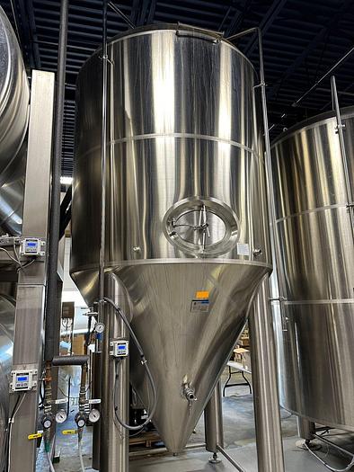 Used (4) Available - Used Prospero SK 60 bbl (1860gal Usable) conical fermenters