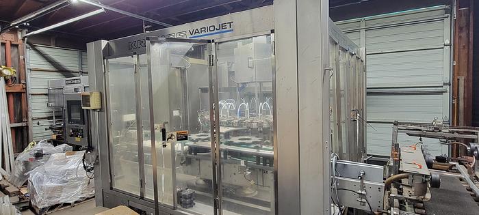 Used Krones Variojet Rotary Bottle Rinser