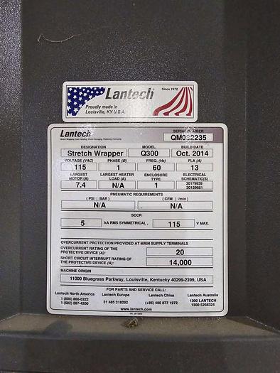 Used Used Lantech Q300 Pallet Wrapper