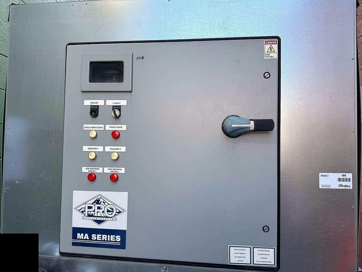 Used (1) Available - Used Pro Chiller - 20hp (dual 10hp compressors) - 2018